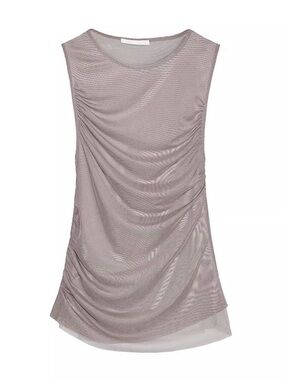 dolan Ruched Sleeveless Tank Top